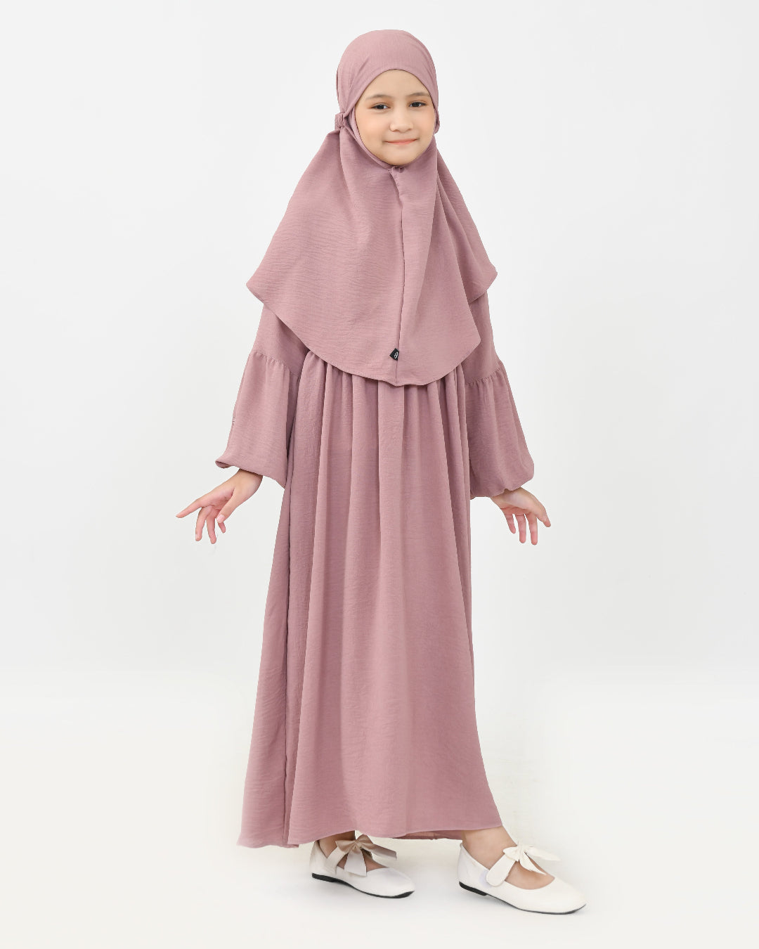 AbayaHanah dustypink hijabheela