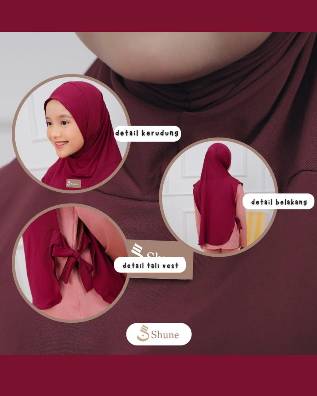 Khimar Meisje | Sport Hijab Valya vest