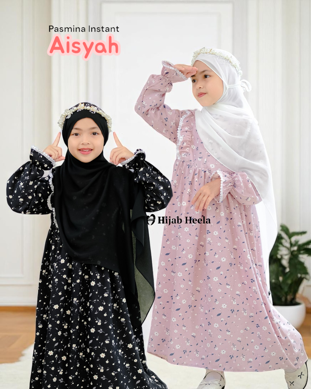 Pasmina Instant Meisjes | Aisyah