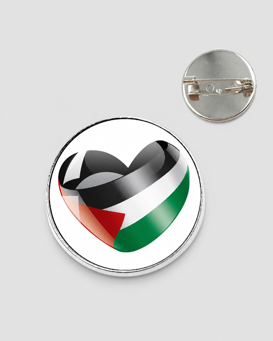 Broche Mix Hijab Heela - foto 12 op lichtgrijze achtergrond