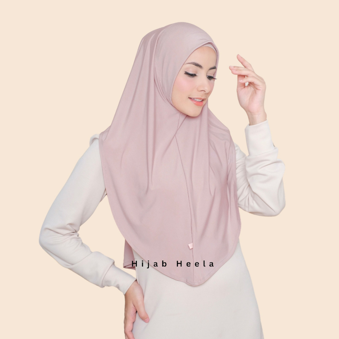 Khimar Dames ā Tiara van Hijab Heela, productfoto 1. De afgebeelde abaya is niet inbegrepen.