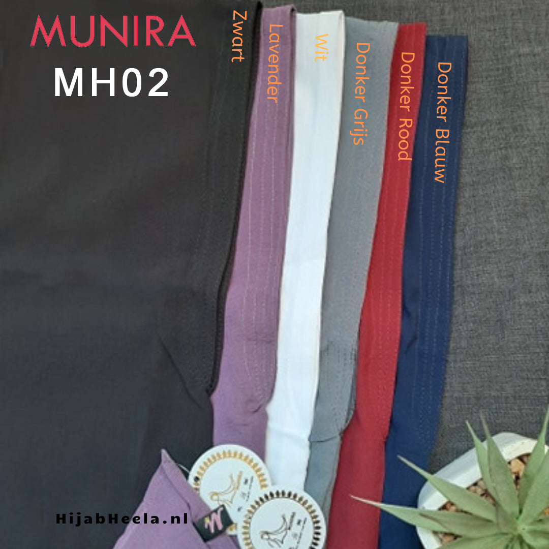 Khimar Dames ā MH02 van Munira, productfoto 3. De afgebeelde abaya is niet inbegrepen.