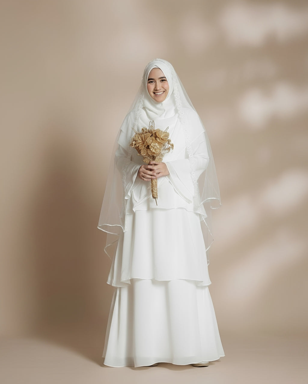 Damen Abaya | Rüsche