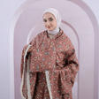 Gebdskleding- Serenity Bloemen-brown-hijabheela
