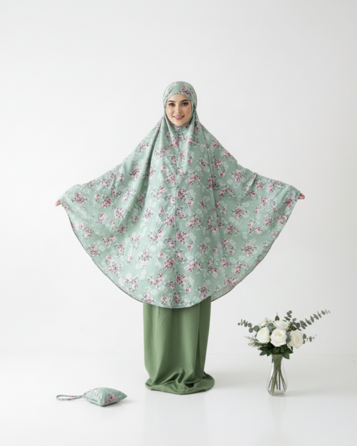 Gebedskleding- Malika-mintgreen_hijabheela