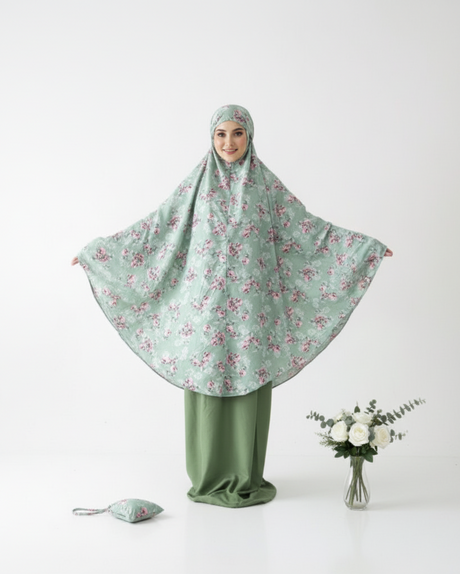 Gebedskleding- Malika-mintgreen_hijabheela