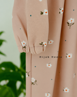 Abaya Semi – detail elastische manchet – Hijab Heela