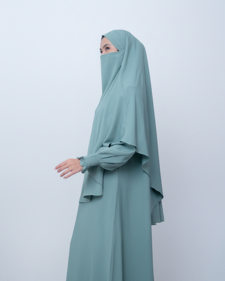 Khimar Green Sage - minimalistisch