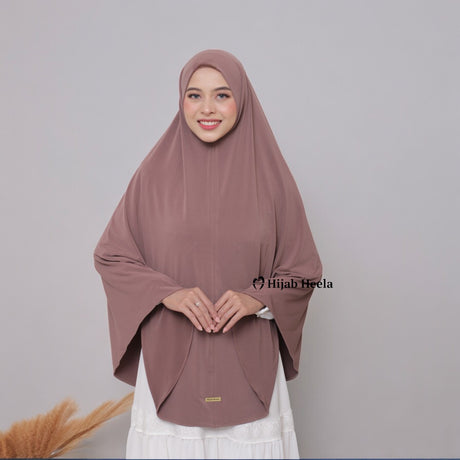 Khimar Dames – Hawa van Hijab Heela, productfoto 2. De afgebeelde abaya is niet inbegrepen.