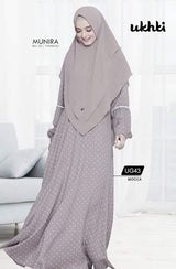 Khimar Dames – MH28 van Munira, productfoto 4. De afgebeelde abaya is niet inbegrepen.
