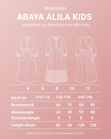 Maattabel Alila Kids