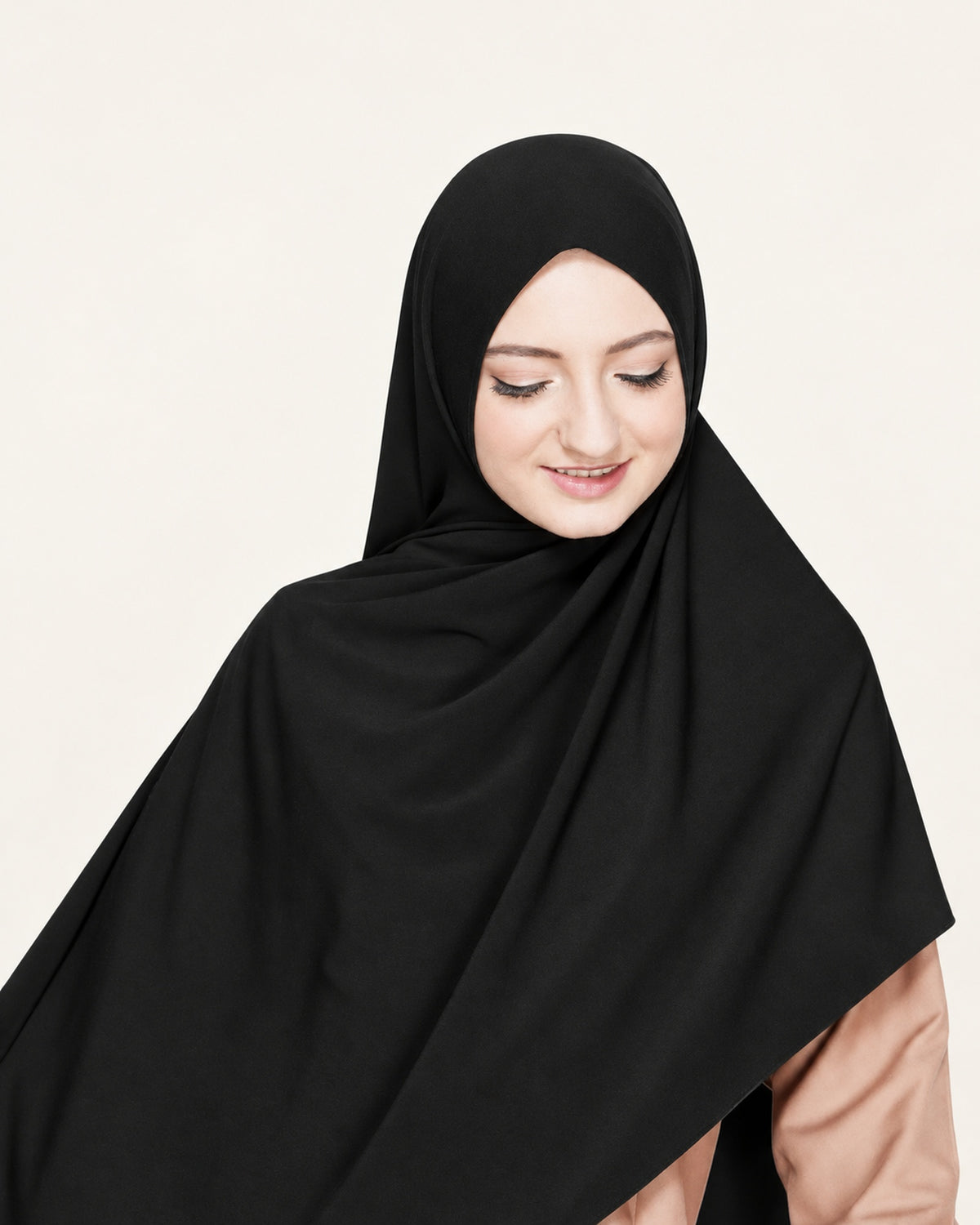 Pasmina Instant Bella Jersey – black – Hijab Heela