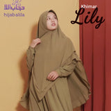 Khimar Dames – Khimar Lily – Met kapje van Hijab Alila, productfoto 1. De afgebeelde abaya is niet inbegrepen.