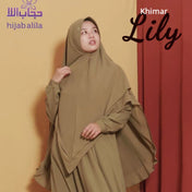 Khimar Dames – Khimar Lily – Met kapje van Hijab Alila, productfoto 1. De afgebeelde abaya is niet inbegrepen.